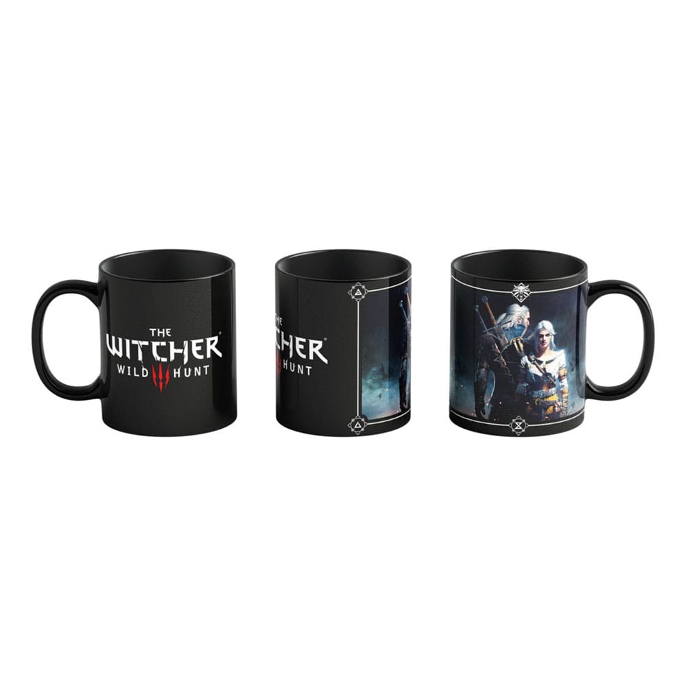 [PREORDER] The Witcher III: Wild Hunt Heat Change Mug Geralt & Ciri 480 ml