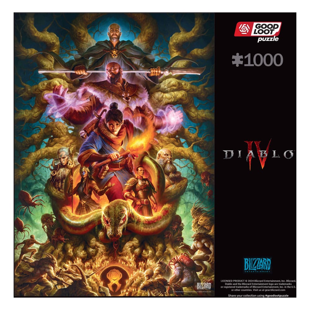 [PREORDER] Diablo IV Gaming Puzzle Horadrim (1000 pieces)