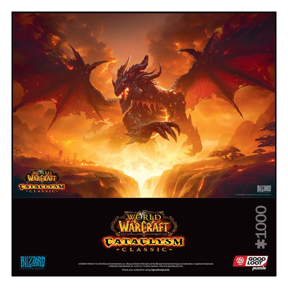 [PREORDER] World of Warcraft Gaming Puzzle Cataclysm Classic (1000 pieces)