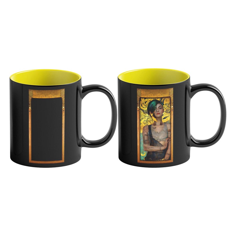 [PREORDER] Cyberpunk 2077 Game Art Chronicles Heat Change Mug Judy inspired by Gustav Klimt 450 ml