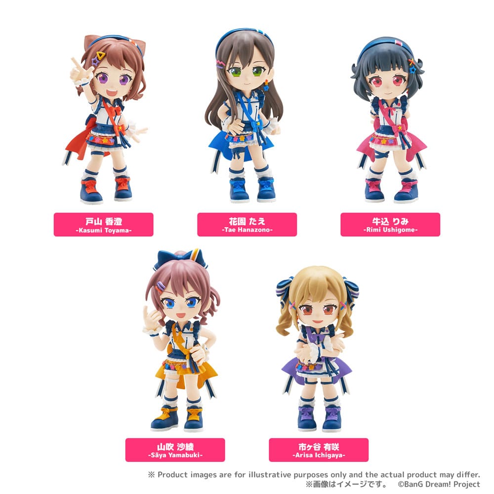 [PREORDINE] BanG Dream! Poppin'Party PalVerse - Set 6 Figure PVC 9 cm - Bushiroad - Statue