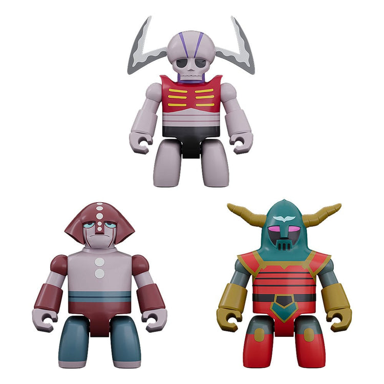[PREORDINE] Mazinger Z Brickroid Action Figure Set Mezzi Meccanici 1 5 cm - Good Smile Company - Action figures