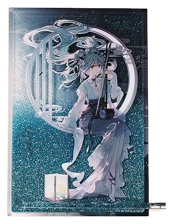 [PREORDINE] Character Vocal Series: Hatsune Miku Glitter Acrylic Block - Han Gong Qiu Yue Ver. 15cm - Good Smile Company - Statue