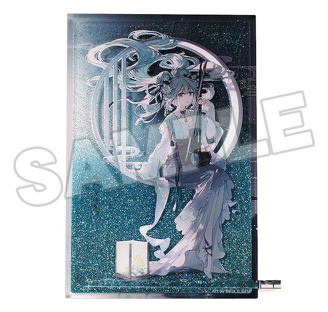 [PREORDINE] Character Vocal Series: Hatsune Miku Glitter Acrylic Block - Han Gong Qiu Yue Ver. 15cm - Good Smile Company - Statue