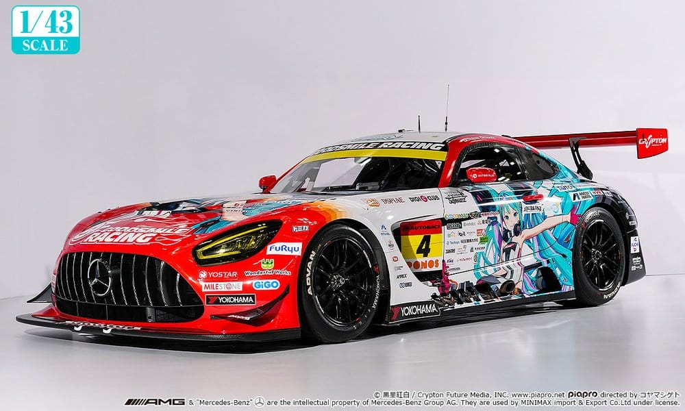[PREORDINE] Hatsune Miku Good Smile Vehicle 1/43 AMG 2026 Season Opening Ver. - Good Smile Racing - Veicoli