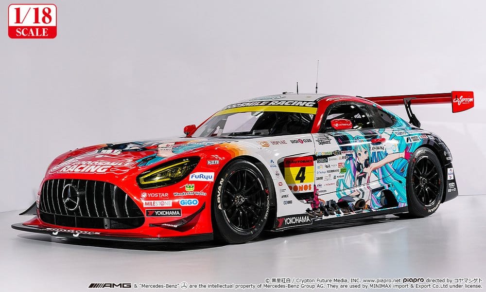 [PREORDINE] Hatsune Miku Good Smile Vehicle 1/18 AMG 2026 Season Opening Ver. - Good Smile Racing - Veicoli