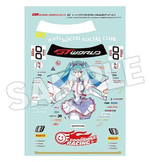 [PREORDINE] Set Adesivi Hatsune Miku GSR Character Customization per Auto RC 1/10 Racing Miku SPA 2025 Ver. - Good Smile Racing - Toppe e adesivi