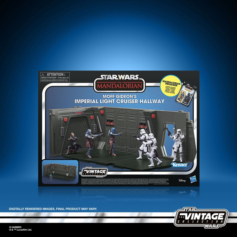 STAR WARS -Moff Gideon's Light Cruiser Hallway -Fig. Vintage Col. 10cm