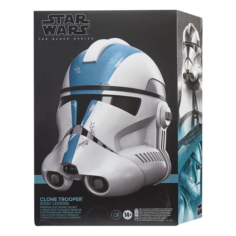 STAR WARS - Electronic Helmet Clone Trooper 501st Legion Black Series