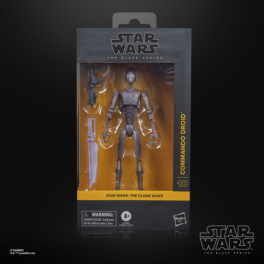 STAR WARS THE CLONE WARS  - Droid Commando - Figurine 15cm