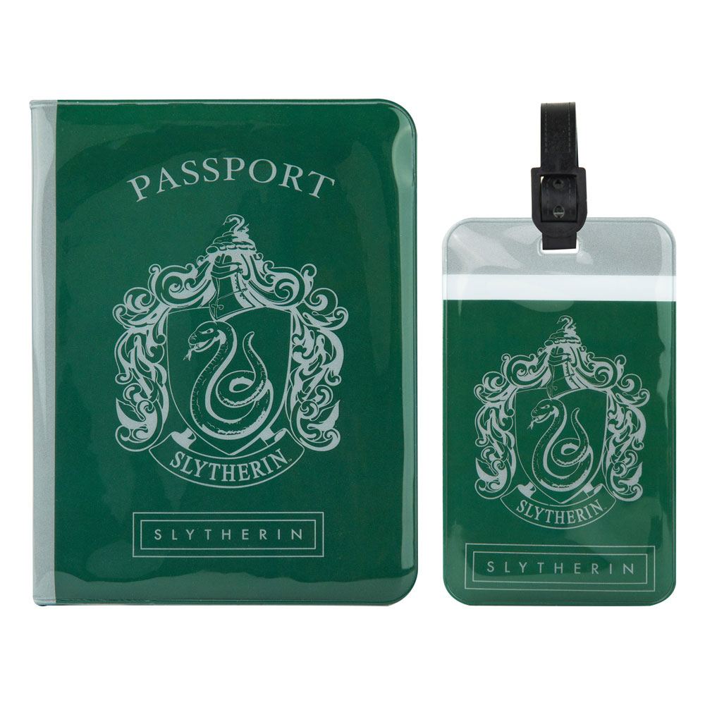 [PREORDER] Harry Potter Passport Case & Luggage Tag Set Slytherin