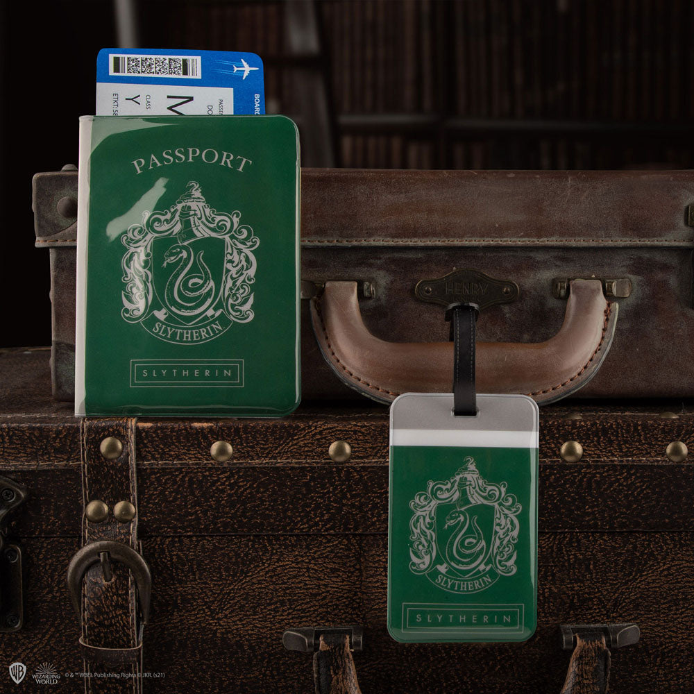 [PREORDER] Harry Potter Passport Case & Luggage Tag Set Slytherin