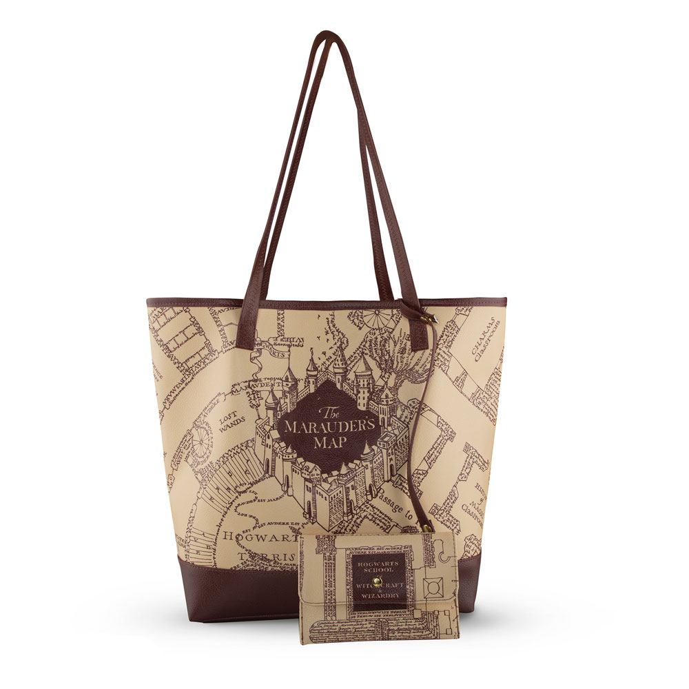 Harry Potter: Shopping Bag e Pochette Mappa del Malandrino - Cinereplicas - Borse