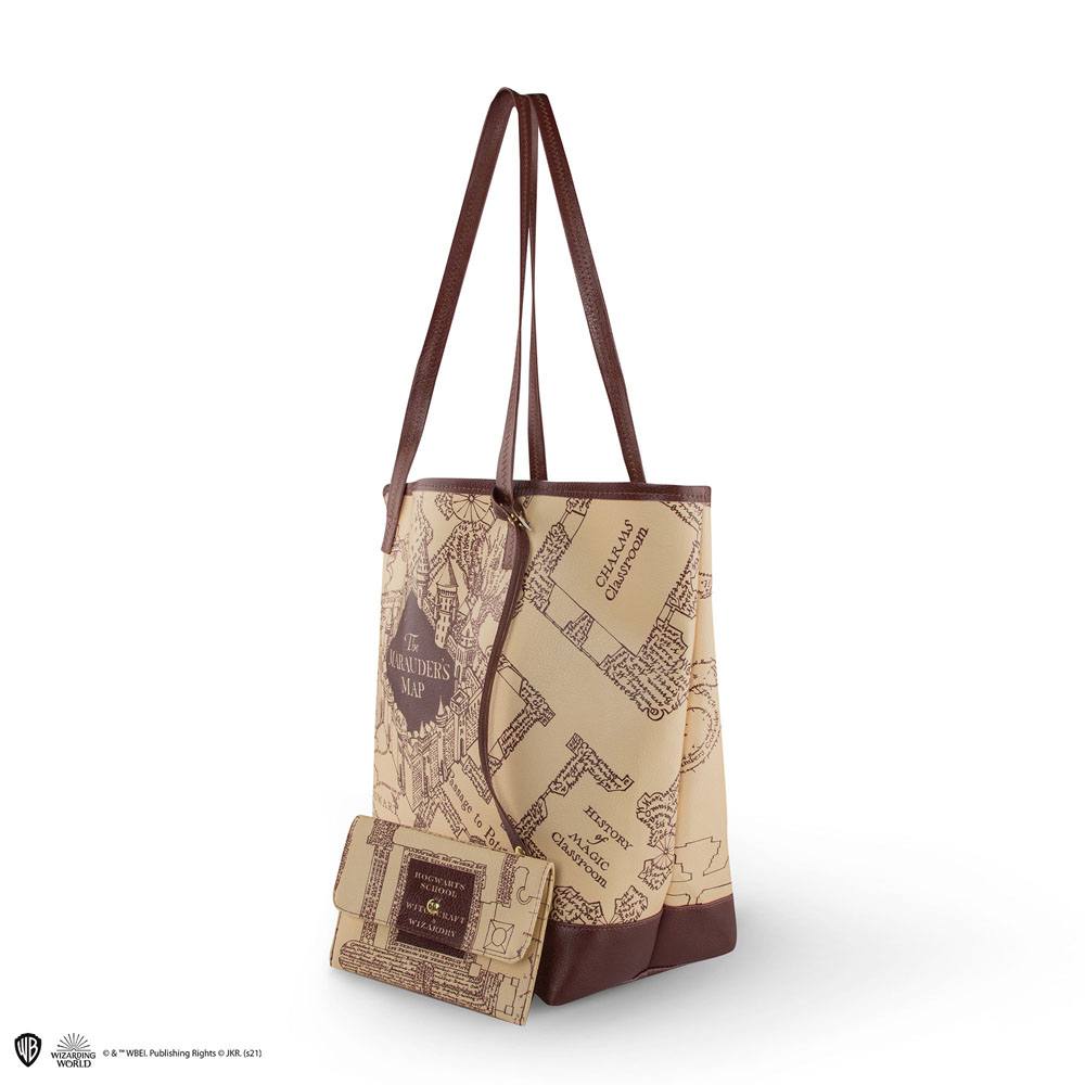Harry Potter: Shopping Bag e Pochette Mappa del Malandrino - Cinereplicas - Borse