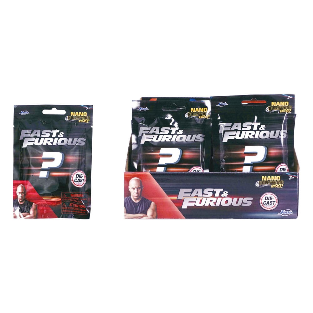 [PREORDER] FAST & FURIOUS - Display of Blind Nano Figures - 12 Assortment - 24pc