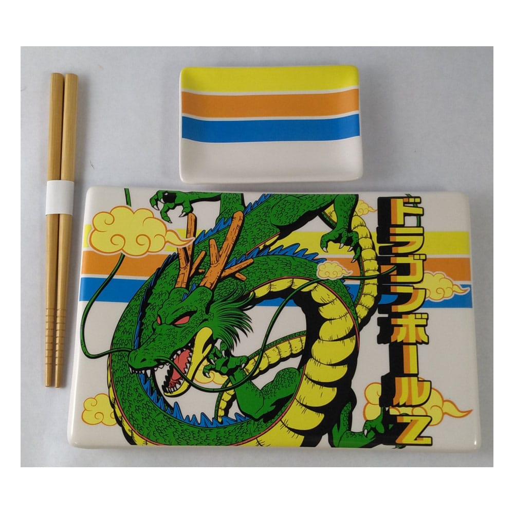[PREORDER] Dragon Ball Z Ceramic Sushi Set with Chopsticks Shenron