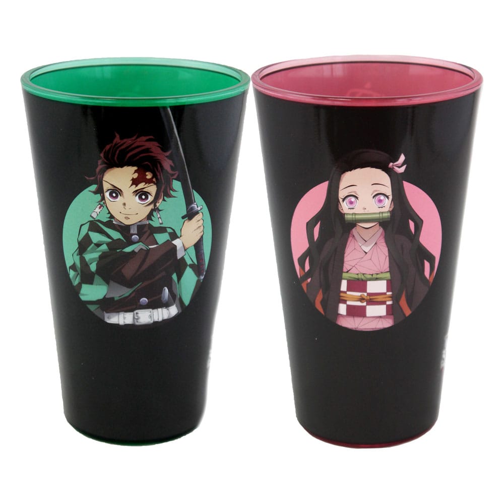 [PREORDER] Demon Slayer Drinking Glasses 2-Pack Tanjiro & Nezuko 473 ml