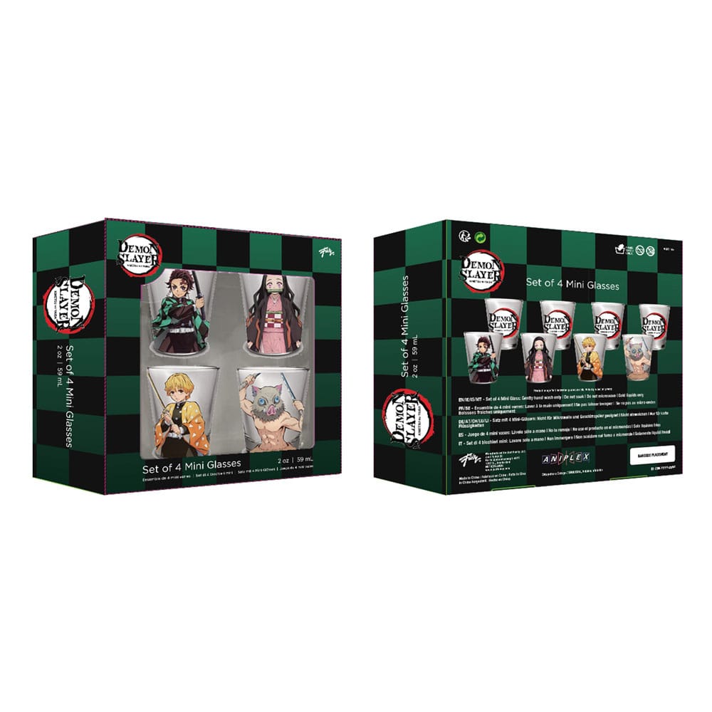 [PREORDER] Demon Slayer Shot Glasses 4-Pack Group 59 ml