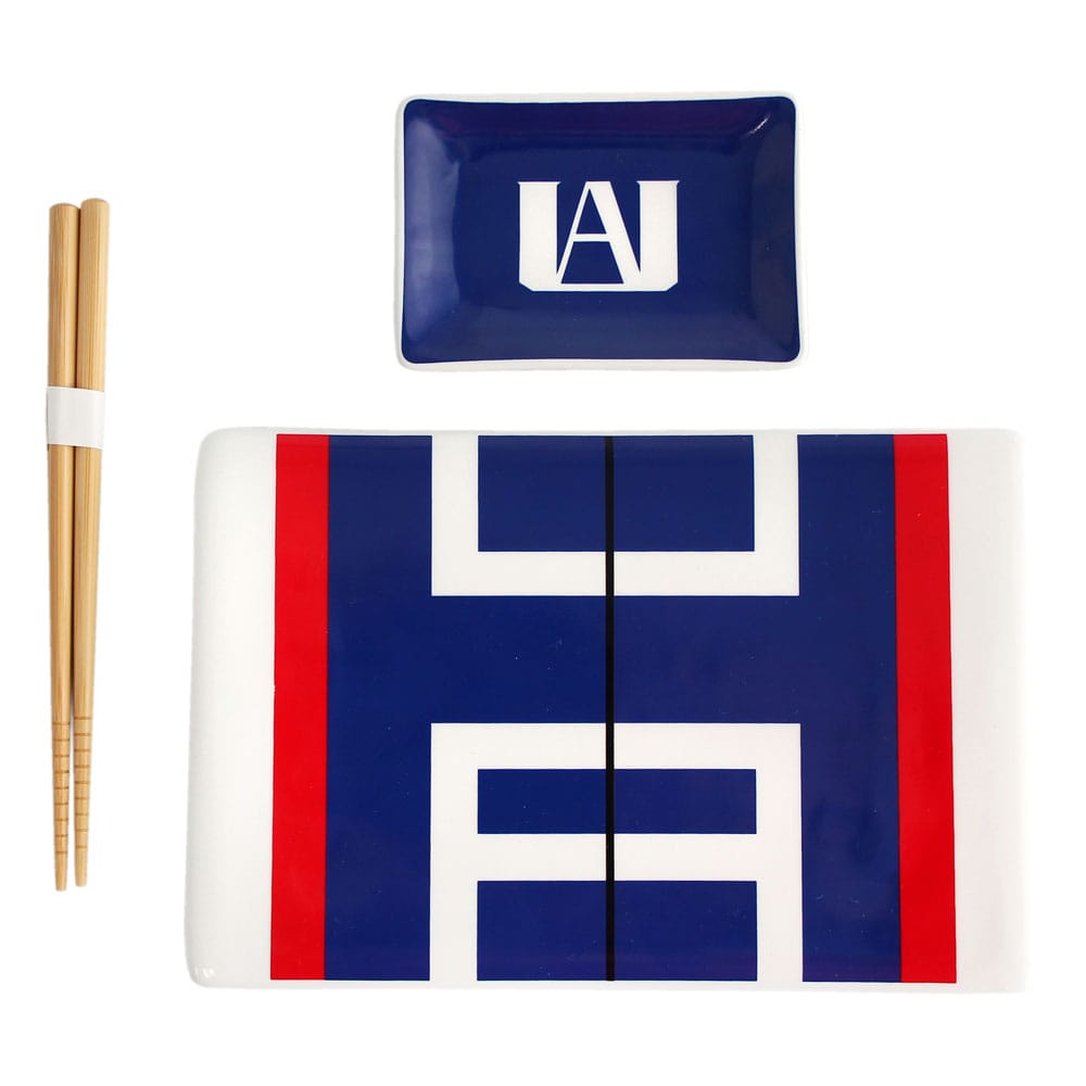[PREORDER] My Hero Academia Ceramic Sushi Set with Chopsticks UA