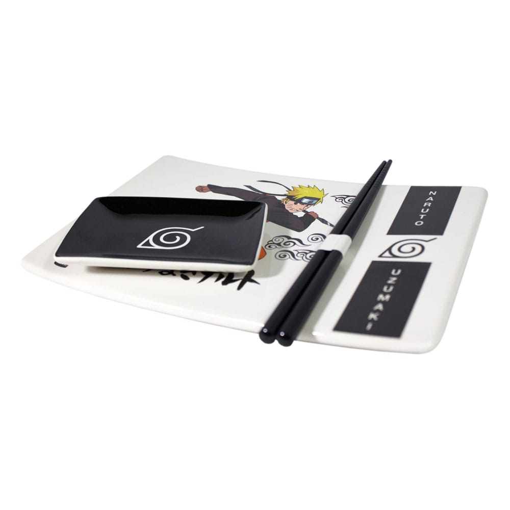 [PREORDER] Naruto Shippuden Ceramic Sushi Set with Chopsticks Naruto Uzumaki