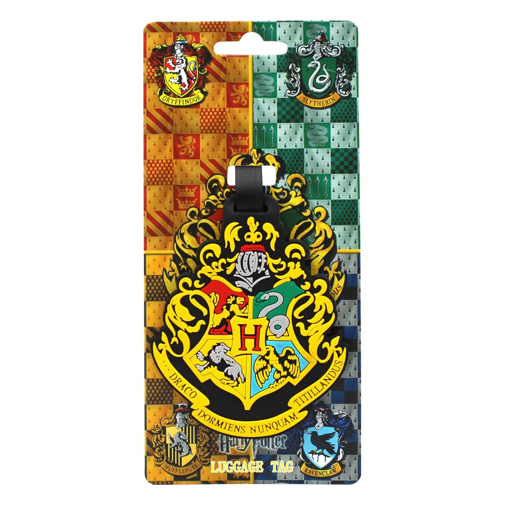 [PREORDER] HARRY POTTER - Hogwarts - Crest bag tag on backercard 10x20cm