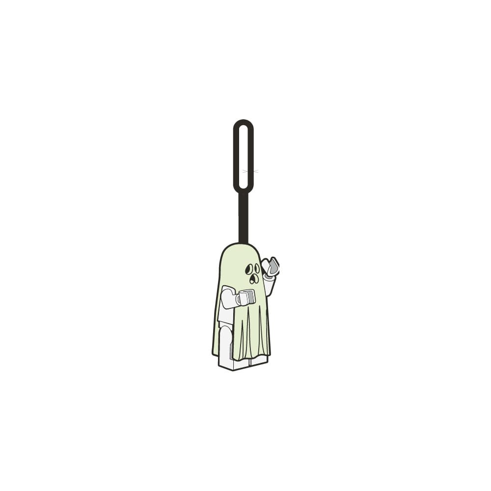 [PREORDER] LEGO Minifigures Luggage tag Ghost Glow in the Dark 10 cm