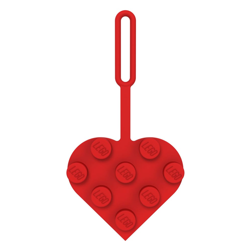 [PREORDER] LEGO Minifigures Luggage tag Heart Red 10 cm