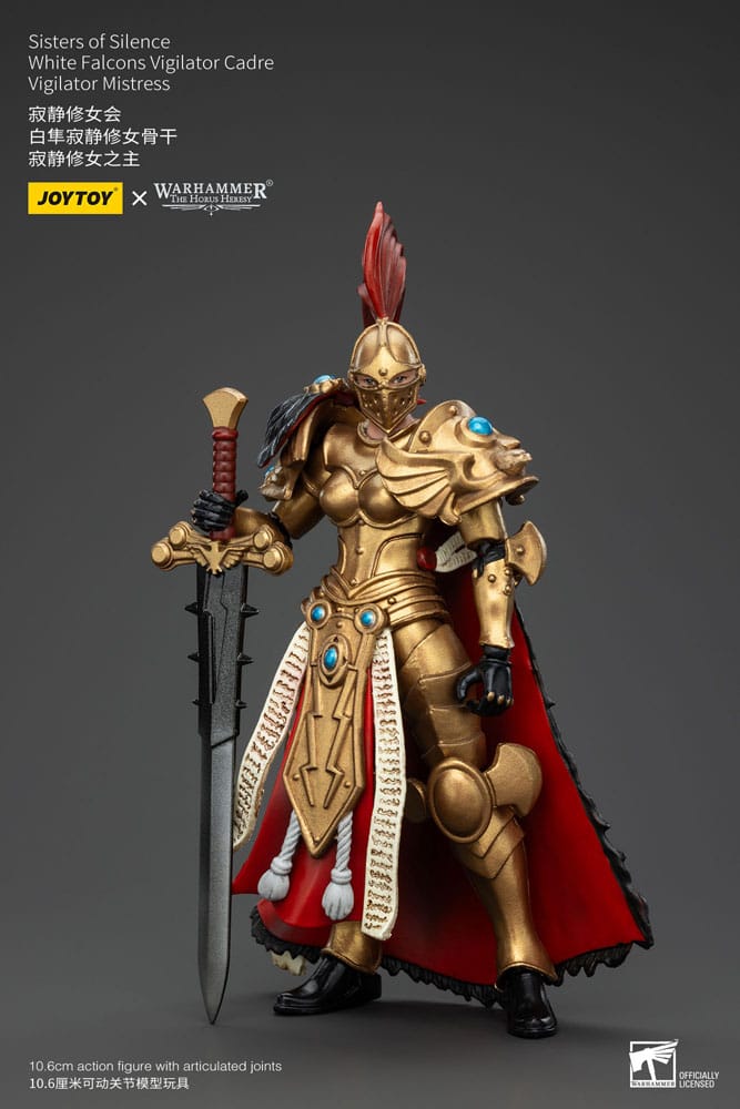 [PREORDER] Warhammer The Horus Heresy Actionfigur Sisters of Silence White Falcons Vigilator Cadre Vigilator Mistress 19 cm