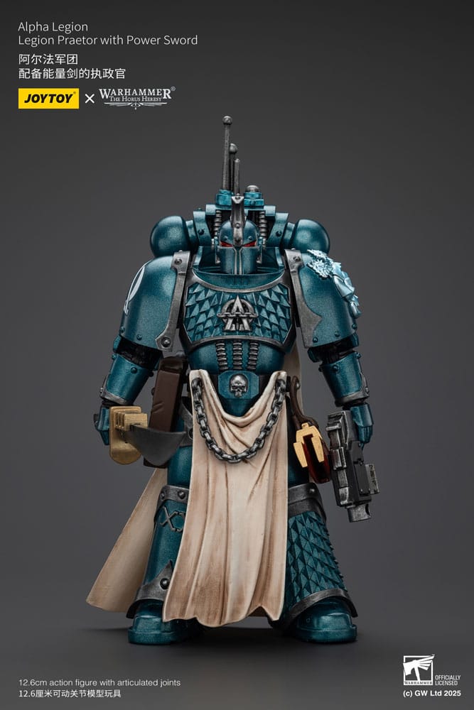 [PREORDER] Warhammer The Horus Heresy Action Figure Alpha Legion Praetor with Power Sword 20 cm