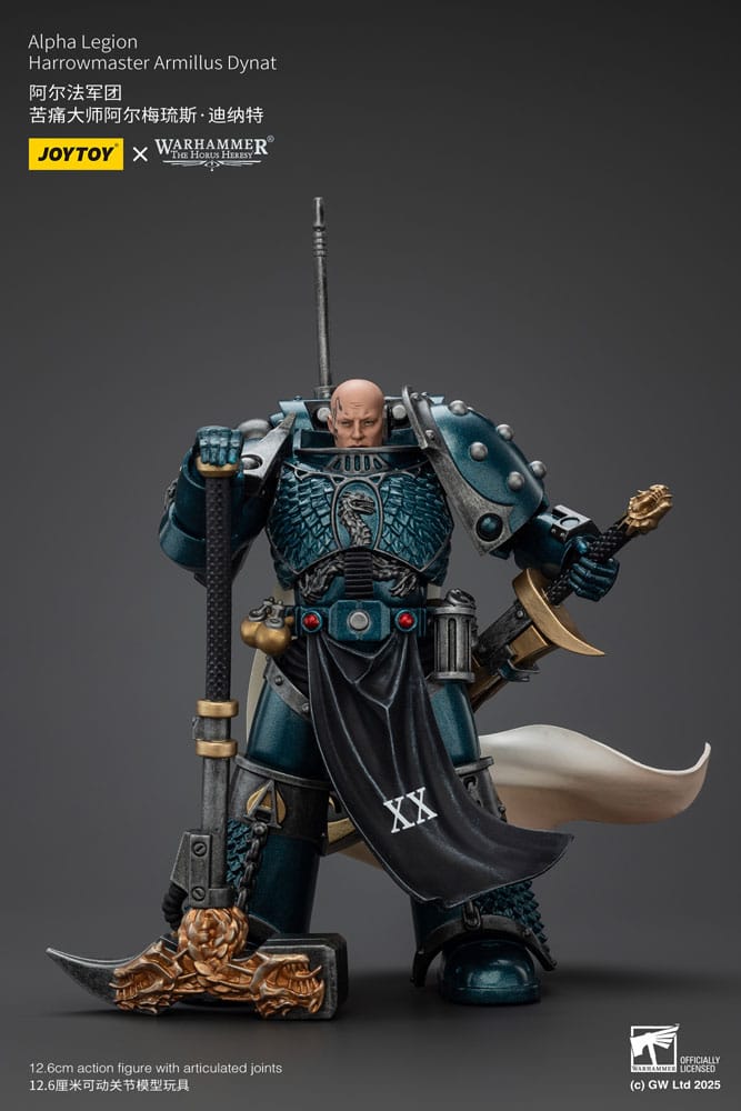 [PREORDER] Warhammer The Horus Heresy Action Figure Alpha Legion Harrowmaster Armillus Dynat 20 cm