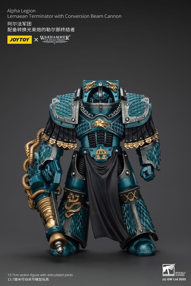 [PREORDER] Warhammer The Horus Heresy Action Figure Alpha Legion Lernaean Terminator with Conversion Beam Cannon 20 cm