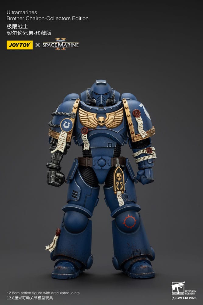 [PREORDER] Warhammer 40,000: Space Marine 2 Action Figure Ultramarines Brother Chairon Collectors Edition 13 cm