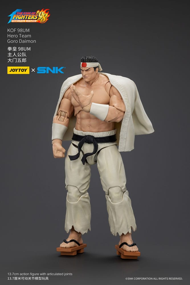 [PREORDER] The King Of Fighters '98 Action Figure Hero Team Goro Daimon 12 cm