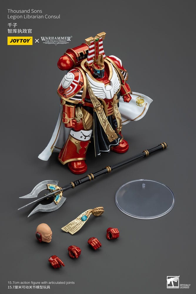 [PREORDER] Warhammer The Horus Heresy Action Figure 1/18 Thousand Sons Legion Librarian Consut 16 cm