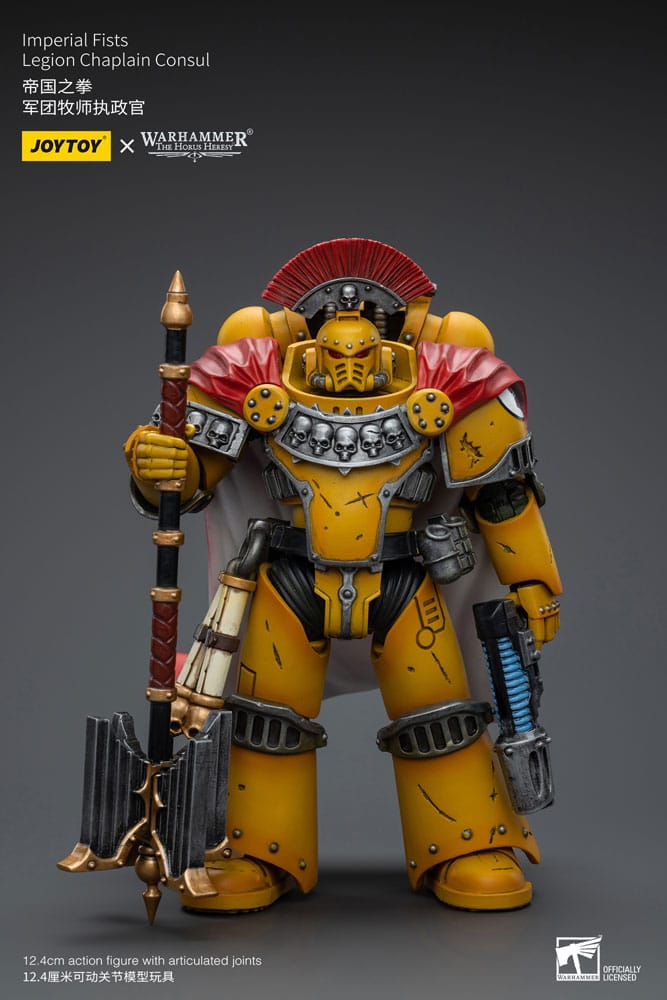 [PREORDER] Warhammer The Horus Heresy Action Figure 1/18 Imperial Fists Legion Chaplain Consul 12 cm