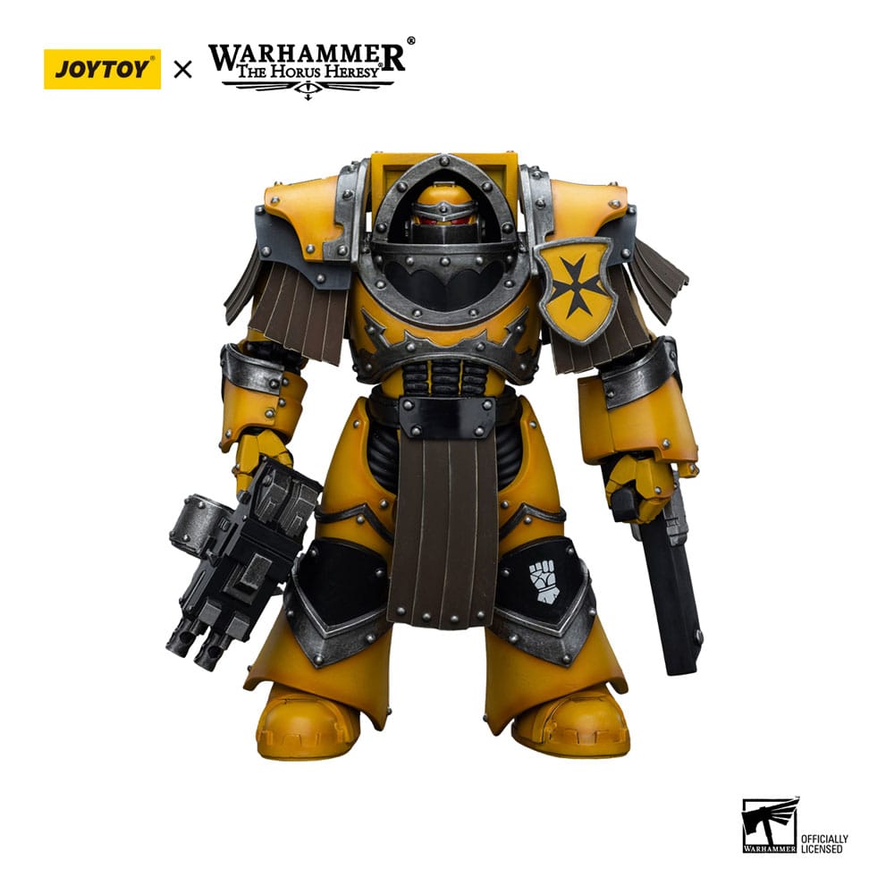 [PREORDER] Warhammer The Horus Heresy Action Figure 1/18 Imperial Fists Legion Cataphractii Terminator Squad Legion Cataphractii with Chainfist 12 cm