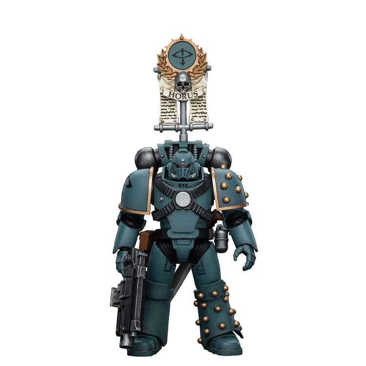 [PREORDER] Warhammer The Horus Heresy Action Figure 1/18 Sons of Horus MKIV Tactical Squad Legionary with Legion Vexilla 12 cm