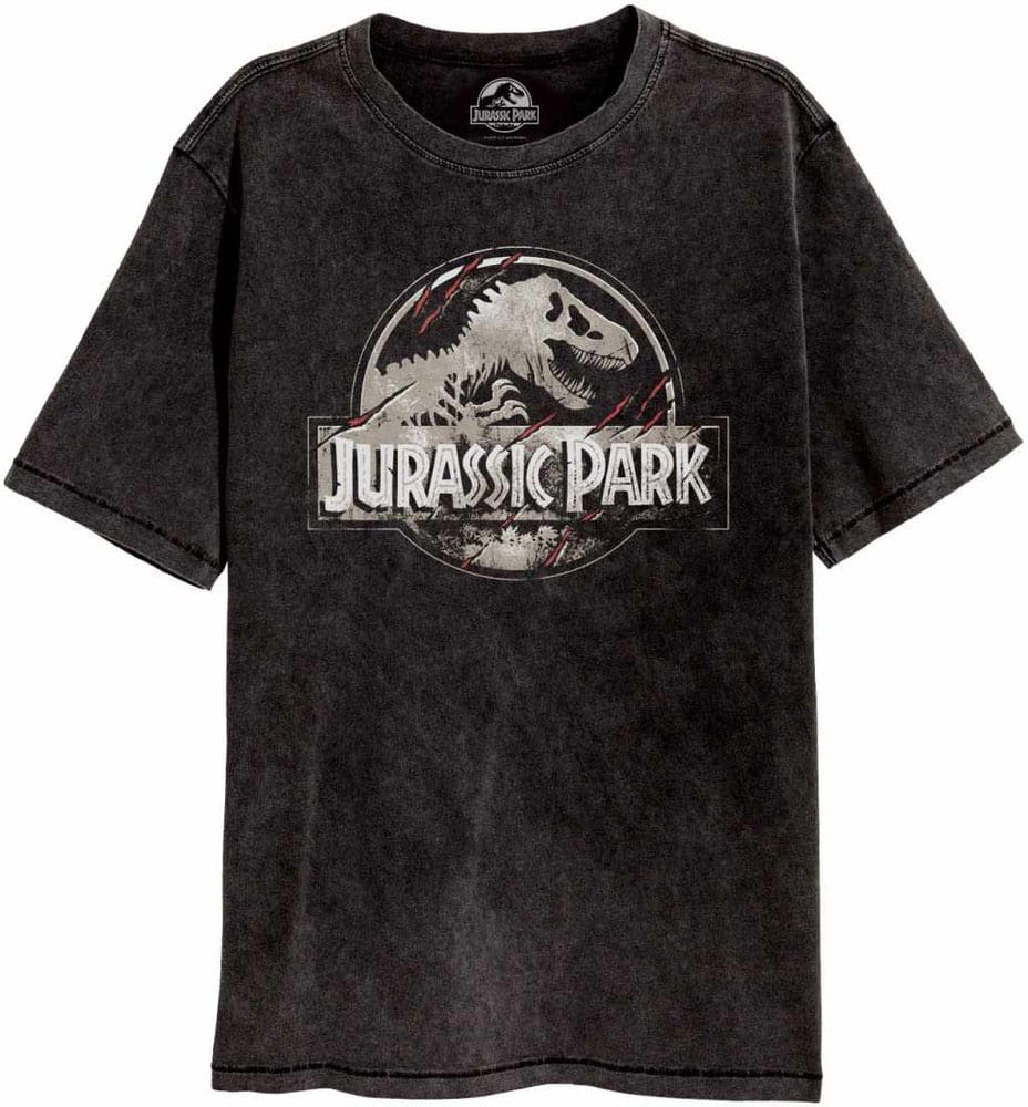 [PREORDER] Jurassic Park T-Shirt Scratched Logo Size L