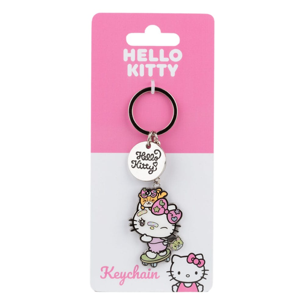 HELLO KITTY - Skateboard - Keyring