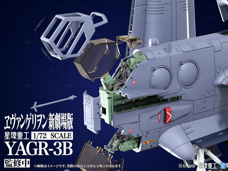 [PREORDINE] Evangelion: 3.0+1.0 - Model Kit YAGR-3B UNAF VTOL 1/72 - Kotobukiya - Model kit