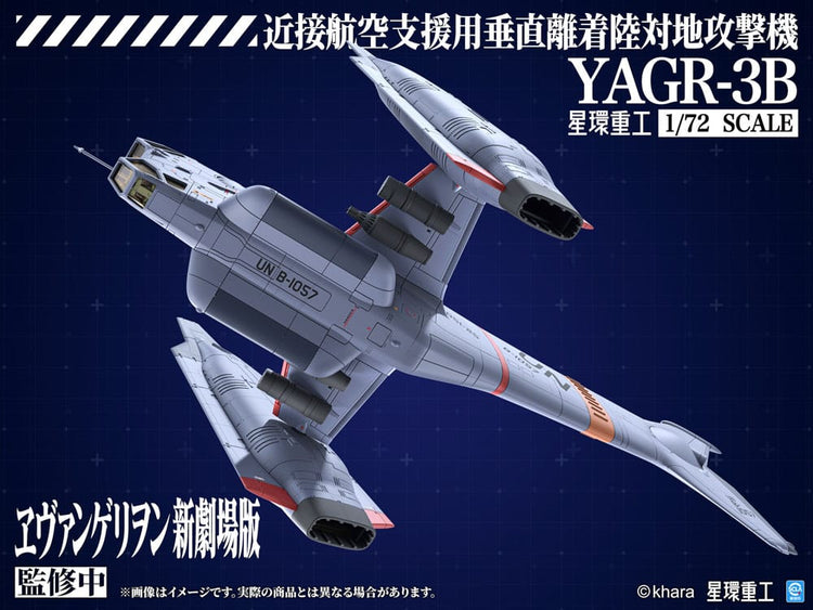 [PREORDINE] Evangelion: 3.0+1.0 - Model Kit YAGR-3B UNAF VTOL 1/72 - Kotobukiya - Model kit