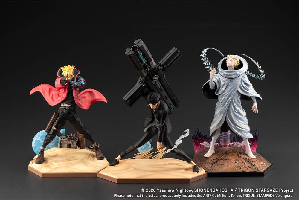 [PREORDINE] Trigun Stampede Statue 1/8 Millions Knives Kotobukiya 24 cm - Kotobukiya - Statue