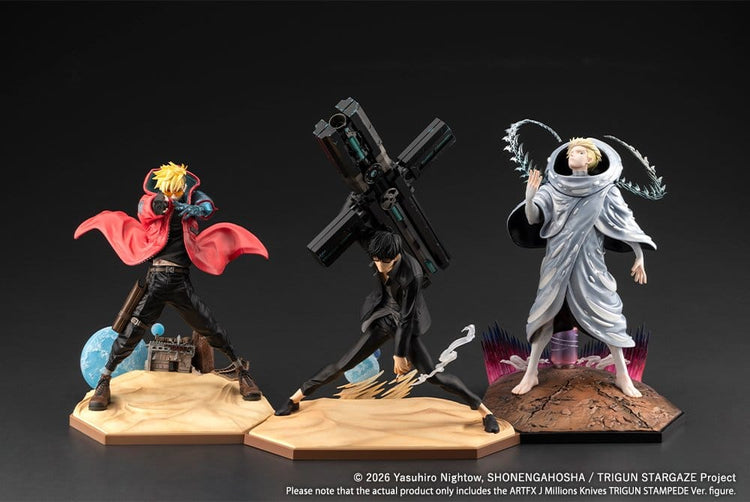 [PREORDINE] Trigun Stampede Statue 1/8 Millions Knives Kotobukiya 24 cm - Kotobukiya - Statue