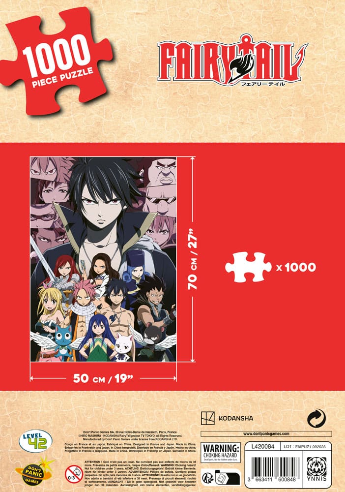 FAIRY TAIL - The Guild - Puzzle 1000P 68x49cm