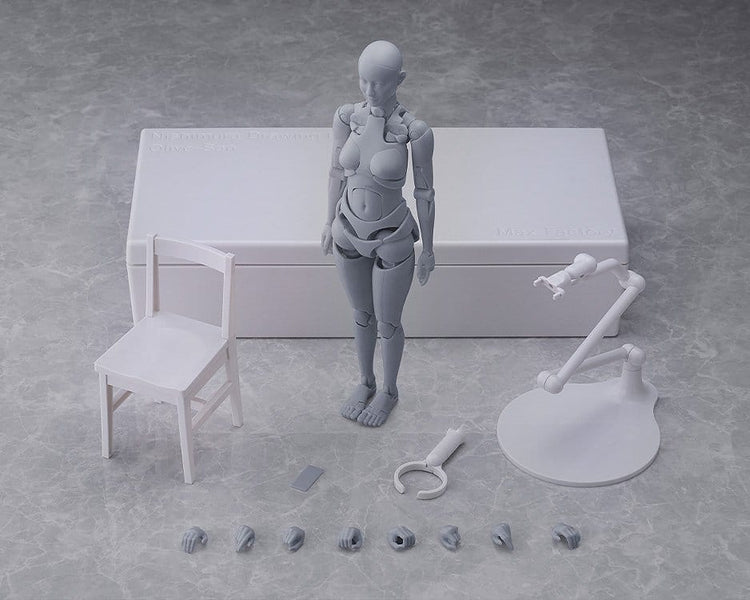 [PREORDINE] Figma Action Figure Drawing Doll Stile Nishimura - Olive Gray 21 cm - Max Factory - Action figures