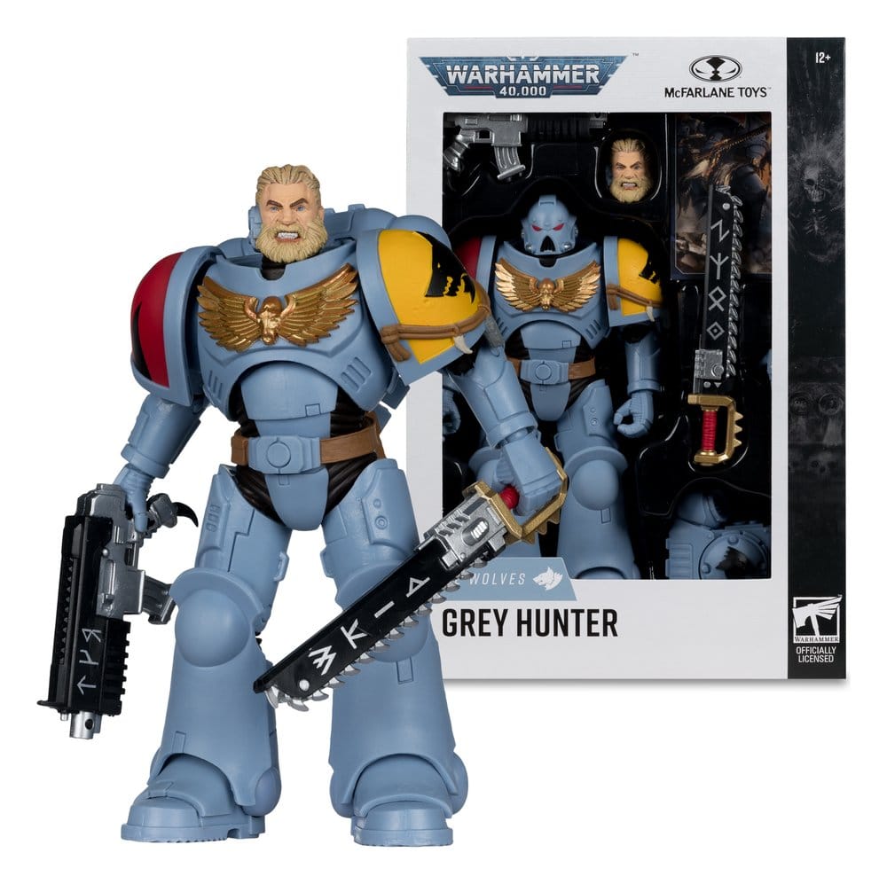 Action Figure Warhammer 40.000: Grey Hunter (Space Wolves) 18 cm - McFarlane Toys - Action figures