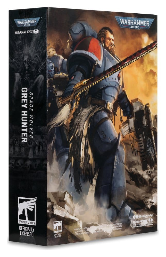 Action Figure Warhammer 40.000: Grey Hunter (Space Wolves) 18 cm - McFarlane Toys - Action figures