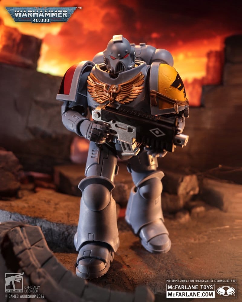 Action Figure Warhammer 40.000: Grey Hunter (Space Wolves) 18 cm - McFarlane Toys - Action figures