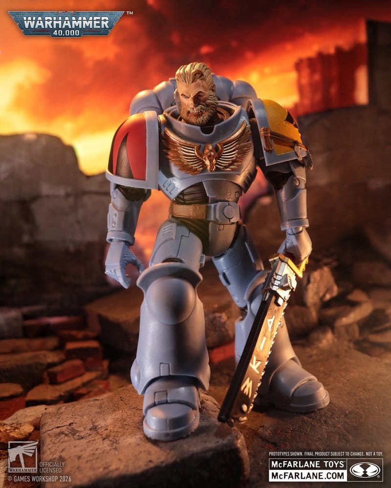 Action Figure Warhammer 40.000: Grey Hunter (Space Wolves) 18 cm - McFarlane Toys - Action figures