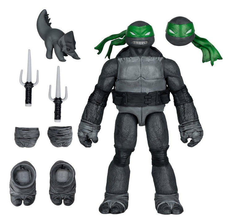 Tartarughe Ninja Action Figure Page Punchers (Bianco, Nero e Verde) - Edizione Limitata - McFarlane Toys - Action figures